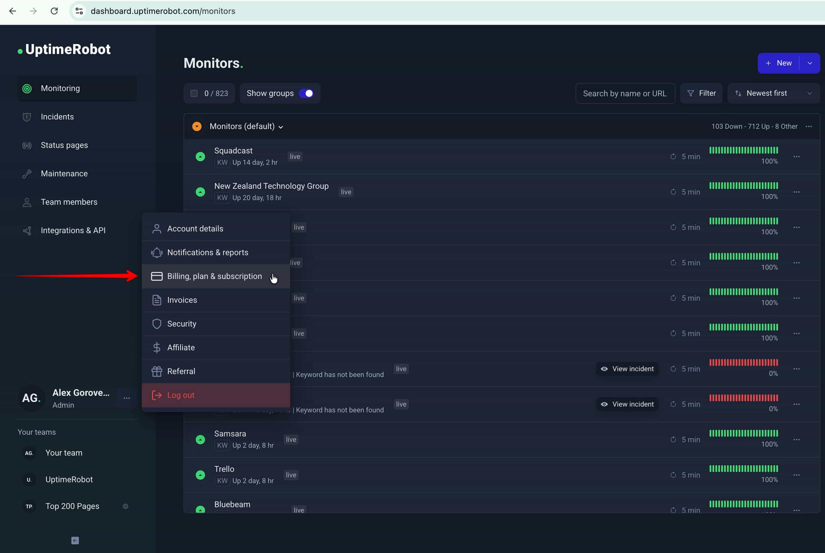 download invoices